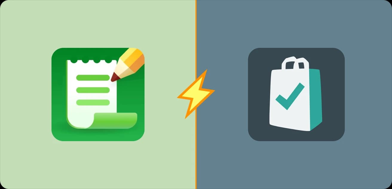 Listonic vs Bring cover