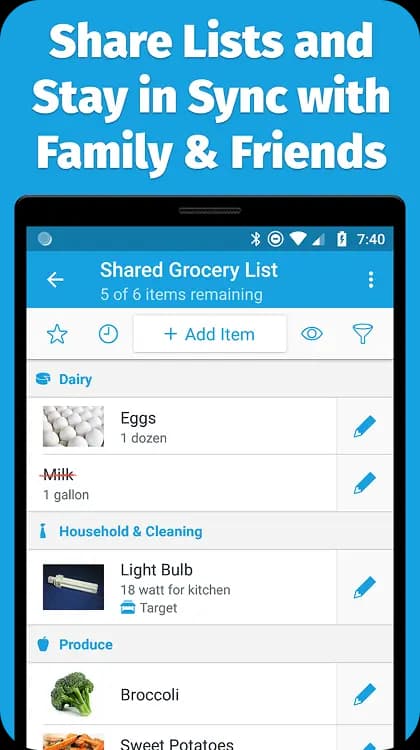 Anylist screenshot 2